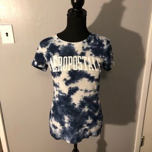 Aeropostale Crew Neck Tee Size Med Tie Dyed